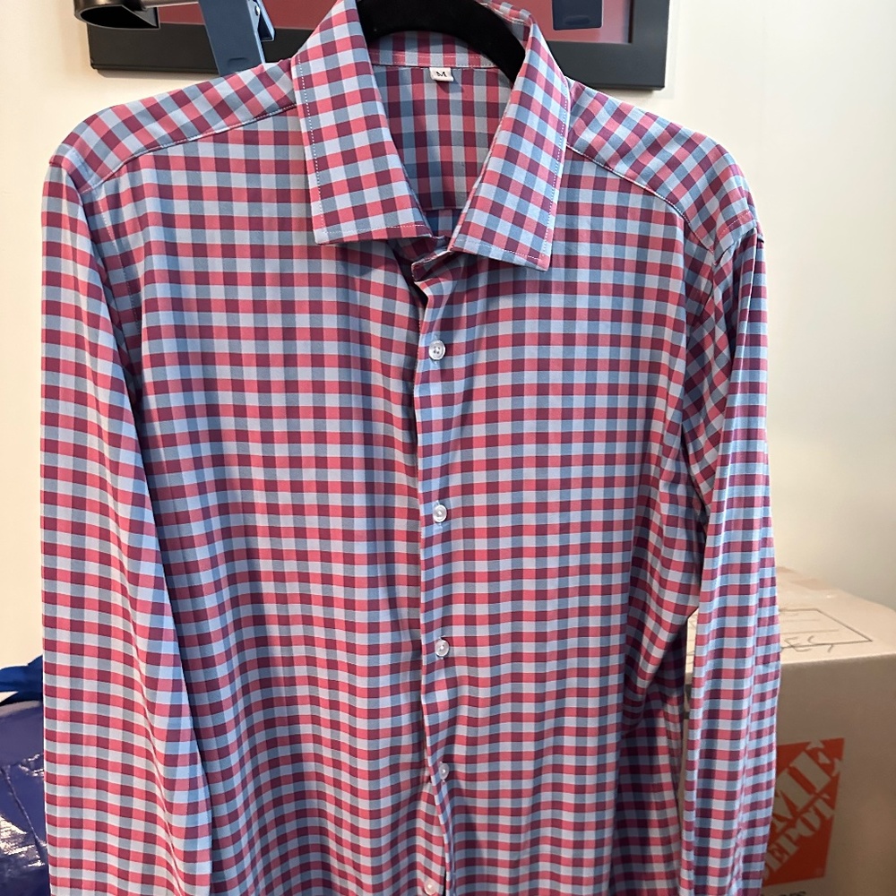 The Langford Gingham State and Liberty Medium Button Down